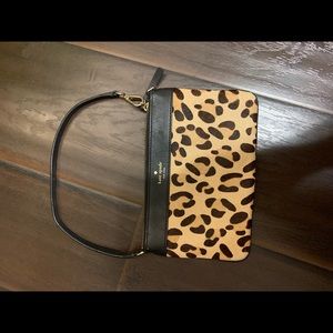 Kate spade leopard wristlet super cute!